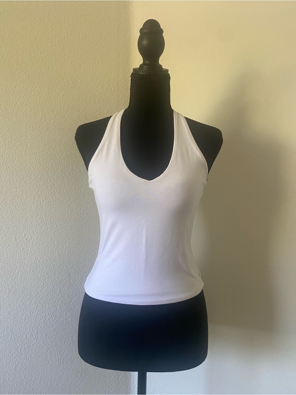 Cotton On White V-Neck Halter Top